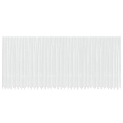 Перде от дантела С завеси Флорален Бяло 245 x 900 см Полиестер