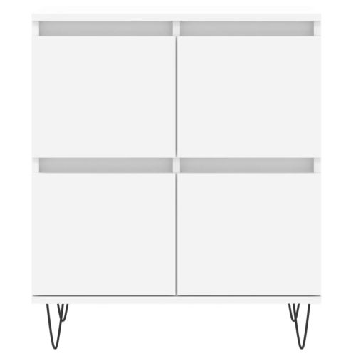 Сайдборди, 2 бр, бели, инженерно дърво