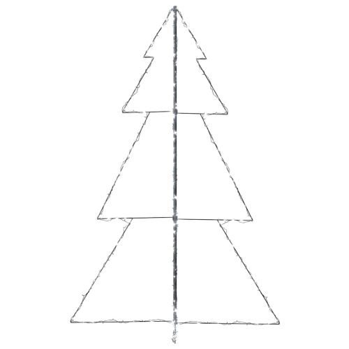 Коледна елха конус, 240 LED, за закрито и открито, 118x180 см