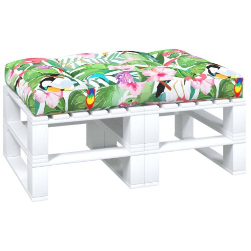 Палетна възглавница многоцветна 120x80x12 см текстил