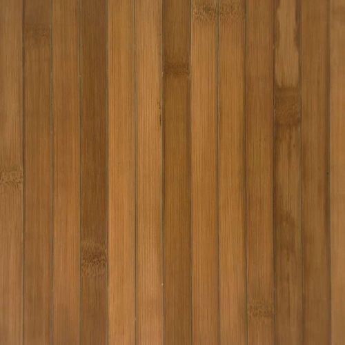 Килим, кръгъл, кафяв, 100 см, бамбук