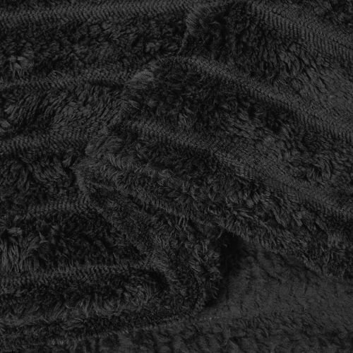 Одеяло Черно 270 x 240 см Мека вълна