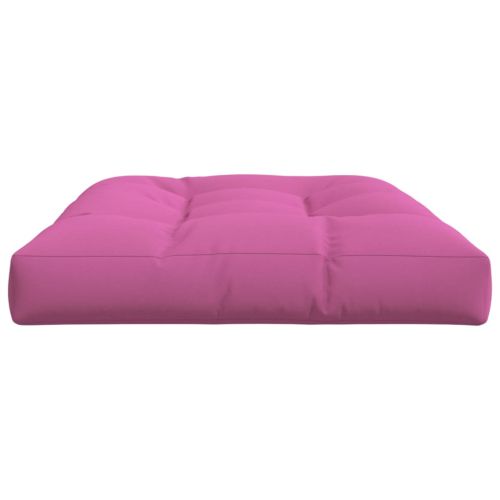 Палетна възглавница, розова, 120x80x12 см, текстил