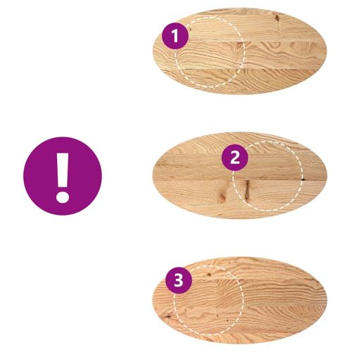 Плот за маса, 100x50x2 см, дъбово дърво масив, овална