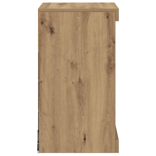 LED конзолна маса Дъб 41 x 37 x 67 см Инженерно дърво