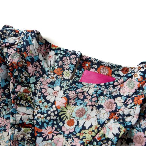 Детска риза с дълъг ръкав, тъмносиньо, 140