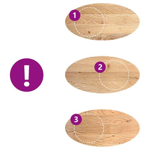 Плот за маса, 120x60x4 см, дъбово дърво масив, овална