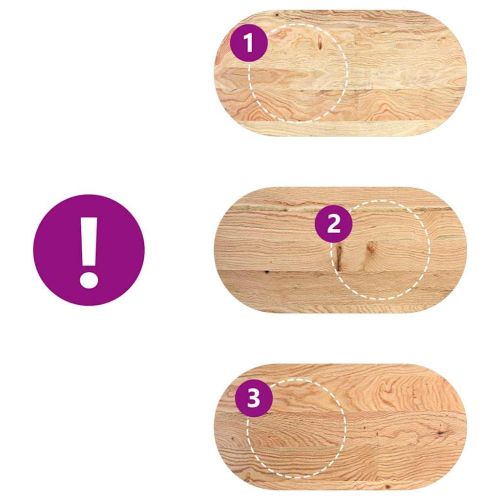 Плот за маса, 120x60x2 см, дъбово дърво масив, овална