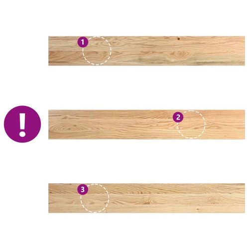 Прозоречни первази, 2 бр, 100x15x2 см, необработен масивен дъб