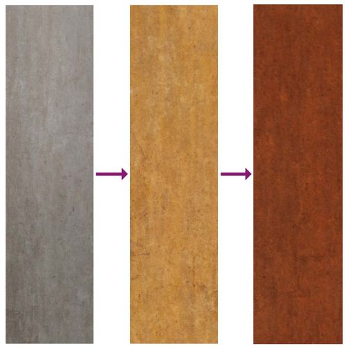 Градинска повдигната леха 120x40x40 см кортенова стомана