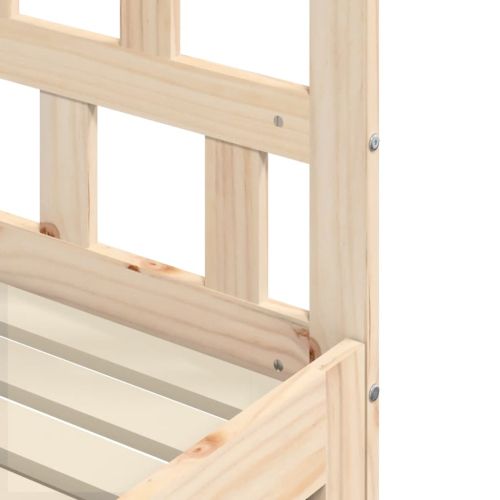 Канапе с изтеглящо разтегателно легло 90x190 см бор масив