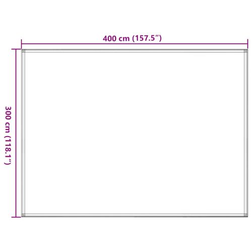 Килим за палатка, 300x400 см, антрацит