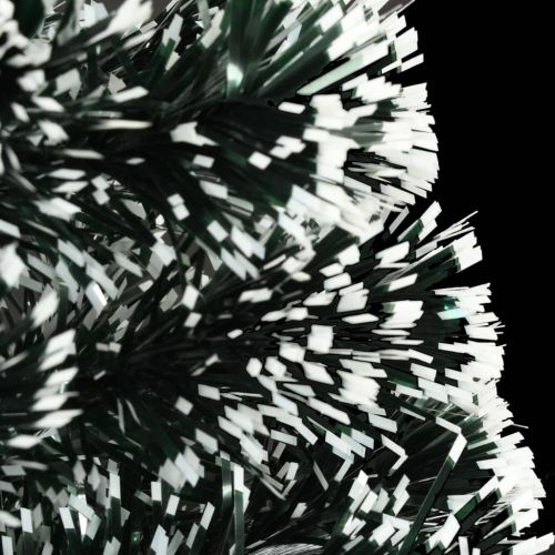 Готова осветена коледна елха със стойка и LED 120 см оптично влакно