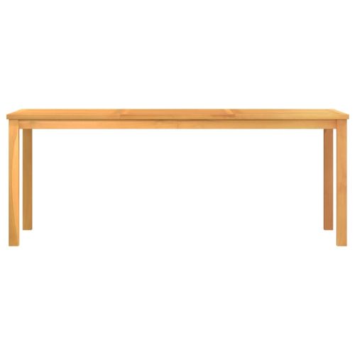 Градински трапезен комплект, 9 части, тиково дърво масив