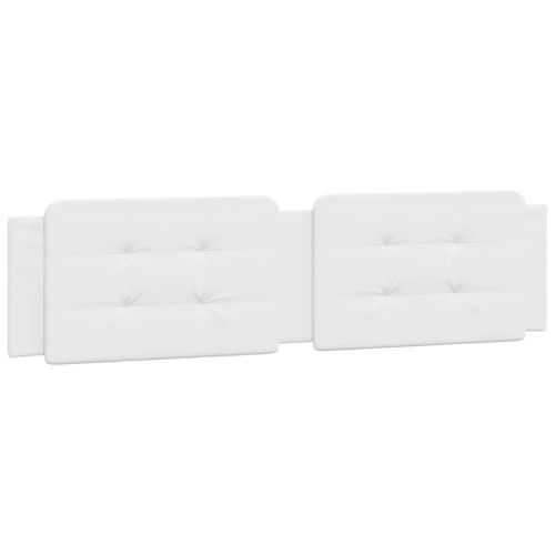 Рамка за легло с LED без матрак Zadar, бяла, 160x200 cм