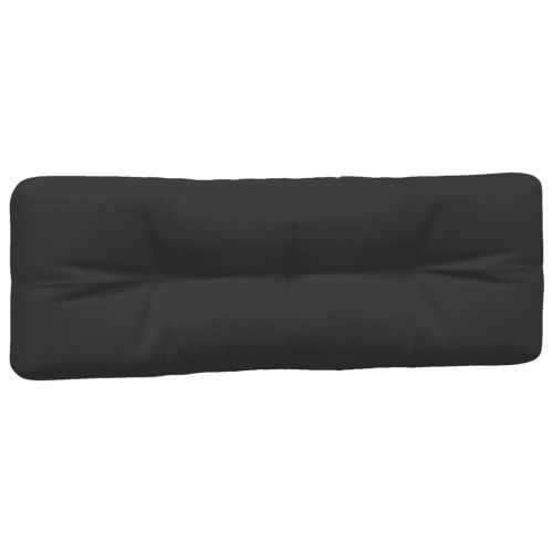 Палетни възглавници, 7 бр, черни, текстил