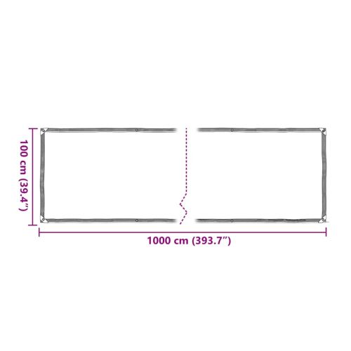 Покривало за растения с капси 1х10 м Полиетилен