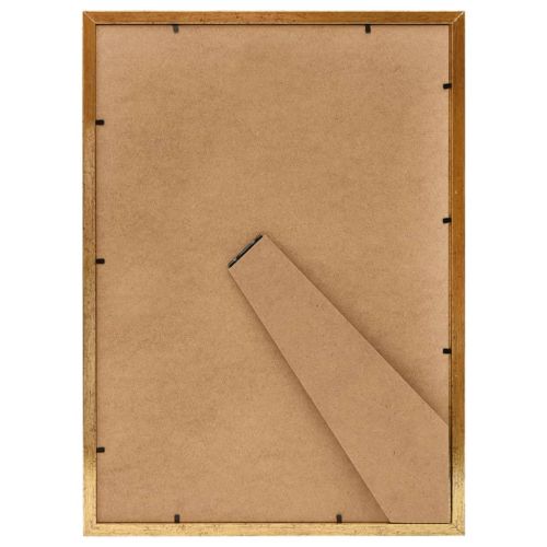 Фоторамки за колаж 5 бр за маса златисти 15x21 см МДФ