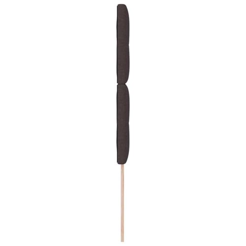 LED глава С LED лентисти светлини Тъмен кафяв 90 cm Полиестер