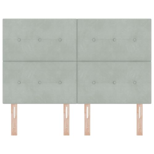 LED глава С LED лентисти светлини Светлосиво 160 cm Полиестер