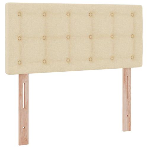 Легло с място за съхранение и матрак Кремав 90 x 200 cm