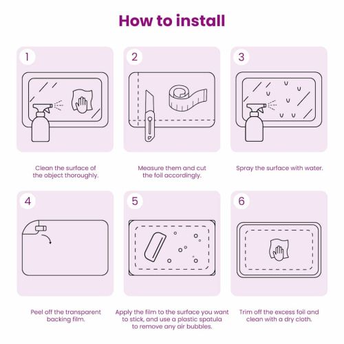 Статично прозорчно фолио Шаблон със звезди 45 x 500 см ПВЦ