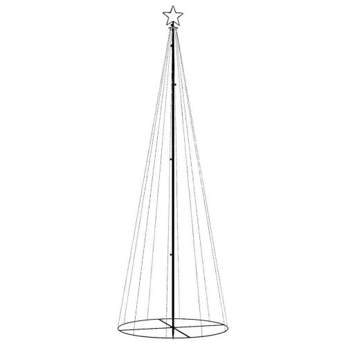 Конусовидна елха, многоцветна, 310 LED, 100x300 см