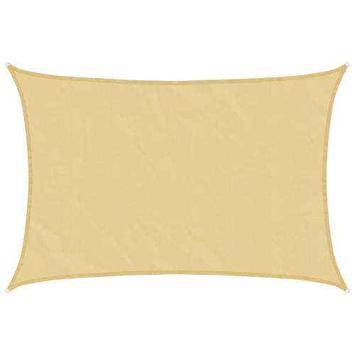Слънцезащитно платно пясъчно 5x4 м 100% полиестер Оксфорд