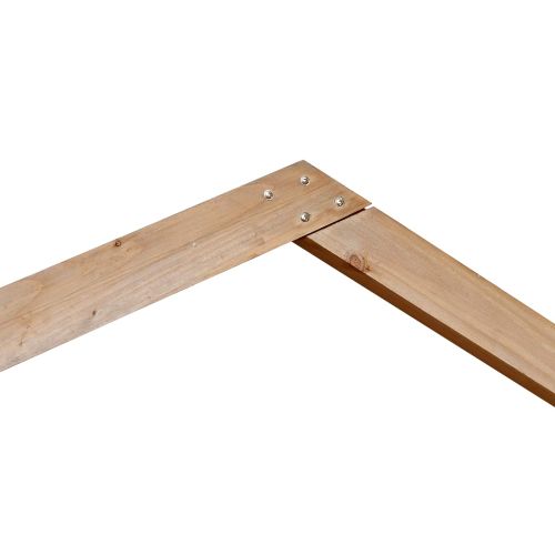 Сватбена арка Светло кафяво 221 x 92 x 216 см Солиден бор