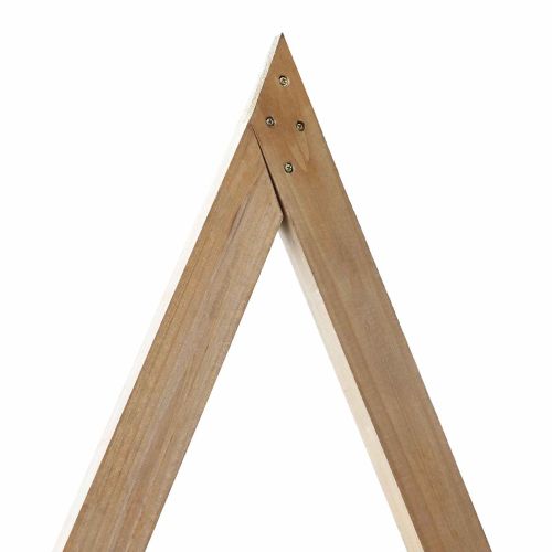 Сватбена арка Светло кафяво 202 x 95 x 254 см Солиден бор