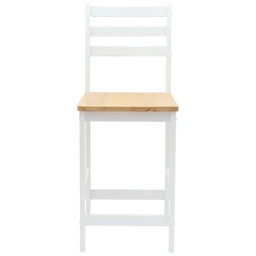 Обедени столове 2 pcs Бяло 40 x 47,5 x 99,5 см