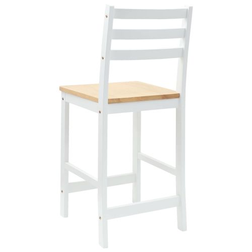 Обедени столове 2 pcs Бяло 40 x 47,5 x 99,5 см