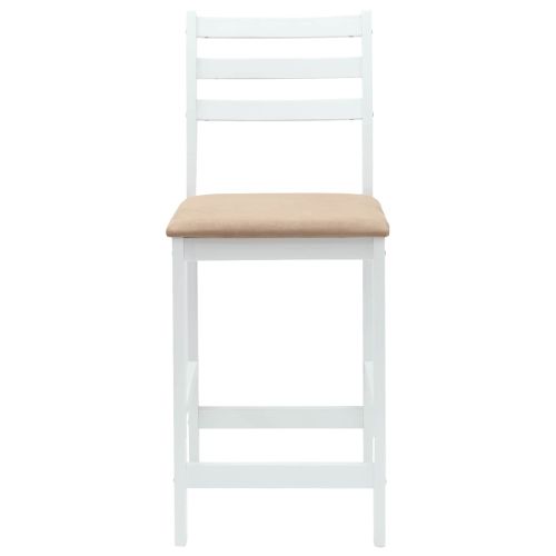 Обедени столове 2 pcs Бяло 40 x 47,5 x 99,5 см