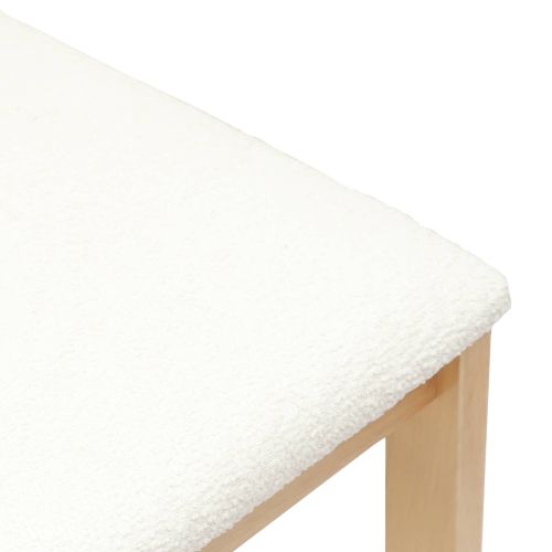 Обедени столове 2 pcs Естествен 40 x 47,5 x 99,5 см