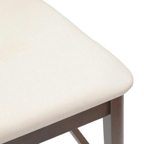 Обедени столове 2 pcs Светло кафяво 48 x 49 x 95 см