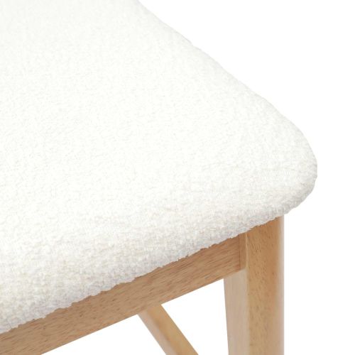 Обедени столове 2 pcs Естествен 48 x 49 x 95 см