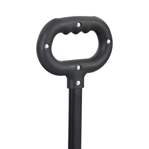 Сгъваем Ръчен Тролей Сив 105 x 56.5 x 116 см Оксфордска Тъкан