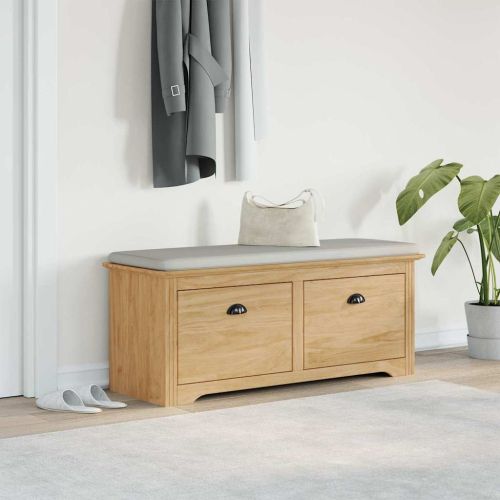 Лавица за коридор с чекмедже BODO Меден кафяв 118 x 40 x 50 см