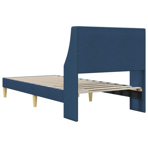 Рамка за легло с таблото Синьо 90 x 200 cm текстил