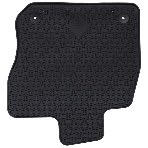 Автомобилен килим 4 pcs Черно Каучук