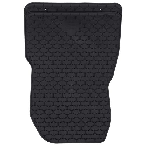 Автомобилен килим 3 pcs Черно Каучук