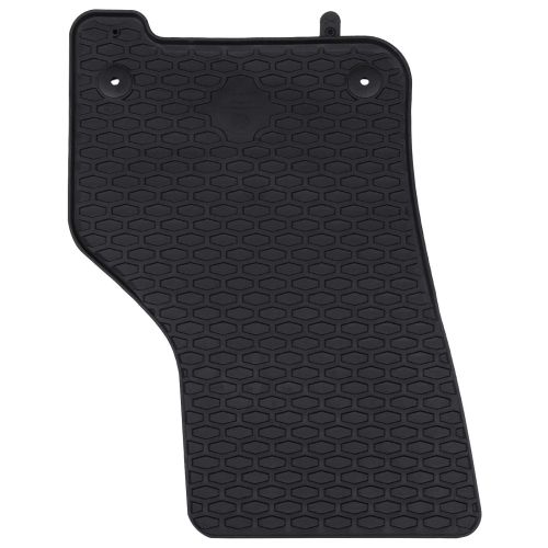 Автомобилен килим 4 pcs Черно Каучук