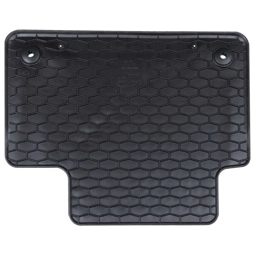 Автомобилен килим 4 pcs Черно Каучук