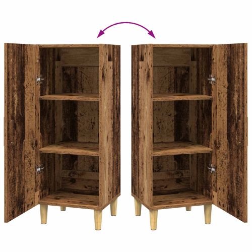 Служебен шкаф Старо дърво 34,5 x 34 x 90 см Инженерно дърво