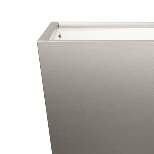 Градински саксии 2 бр. 30x30x30 см Изветряла стомана