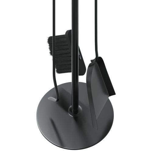 Комплект инструменти за камина, 4 части, 22x59 см, стомана
