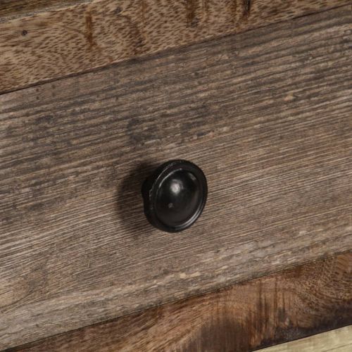 ТВ шкаф, 118x30x40 см, мангово дърво масив