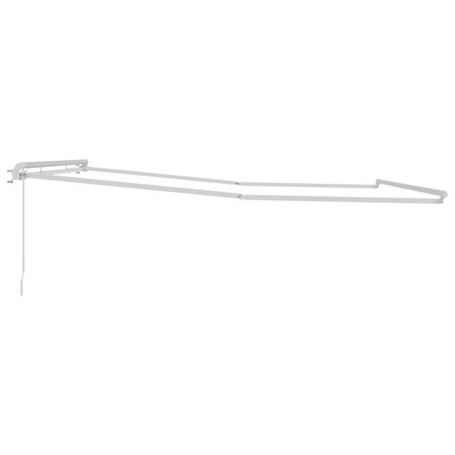 Рамка за сенник Бяло 450 × 350 cm Алуминий