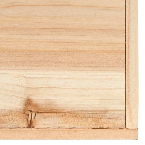 Къщичка за катерички, чам масив, 26x25x29 см