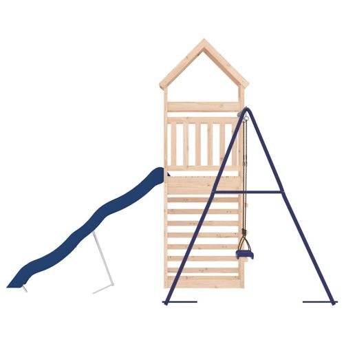 Комбинирано детско съоръжение за игра на открито, бор масив